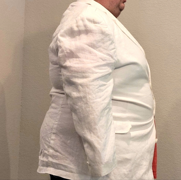 Diamond Threads 64L White Dinner Jacket - Picture 3 of 5